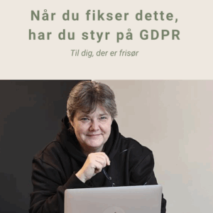 GDPR e-bog for dig der er frisør